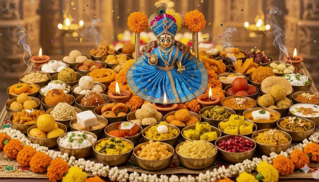  goverdhan-puja-2025-56-bhog-preparation-benefits-remedies 