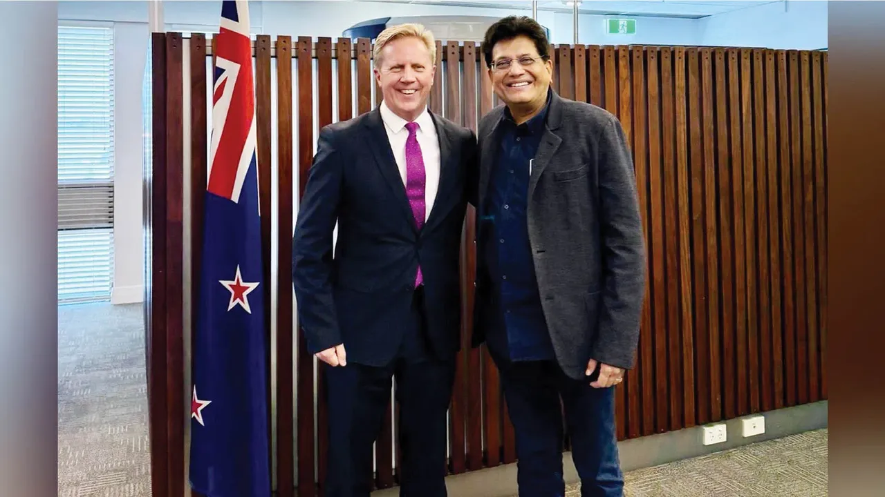   piyush-goyal-in-new-zealand-to-review-fta-talks-progress 