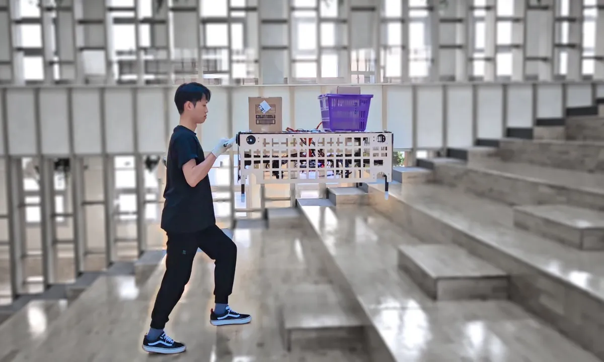  South Korea introduces "flying shopping cart" for grocery delivery