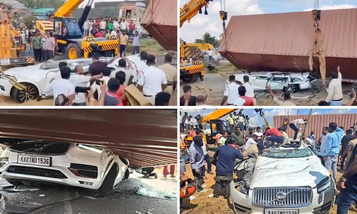  Nearby CCTV footage captures the moment of the crash, which the police are now analysing in their investigation. Photograph: (Punenow News) 
