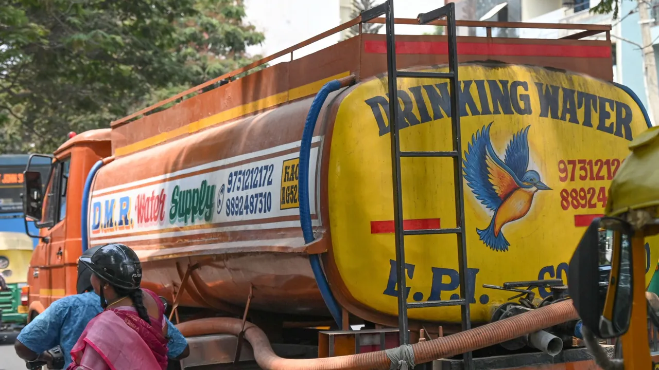  water tank Photograph: (Deccan Herald) 