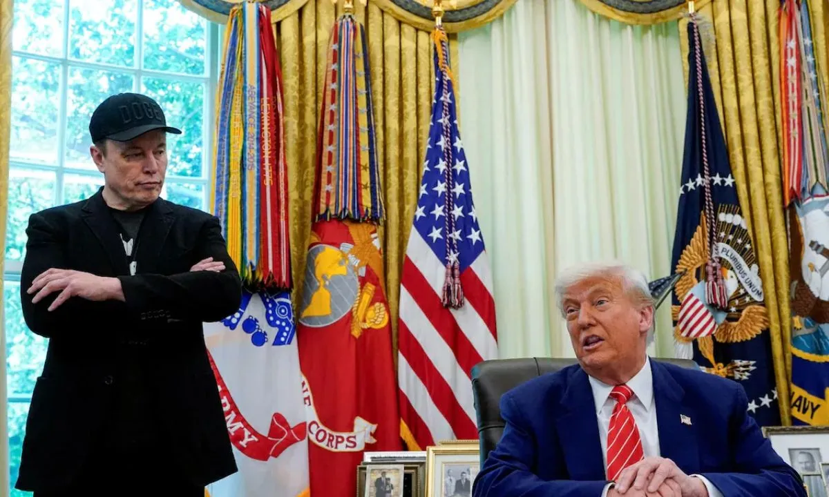  The two have been at odds ever since Musk stepped down in May from his role as head of the Department of Government Efficiency (DOGE) Photograph: (Reuters) 