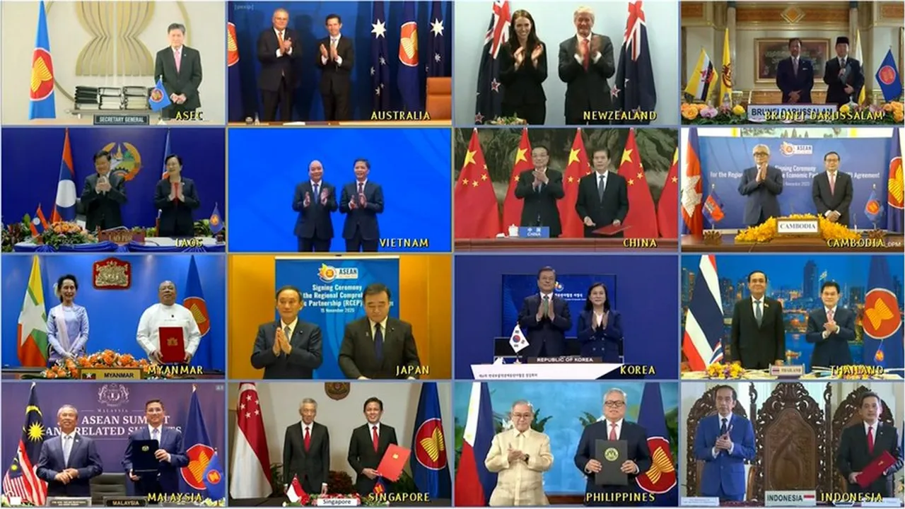  15 Asian Nations Sign world’s biggest trade pact; request India to become a part despite PM Modi’s refusal