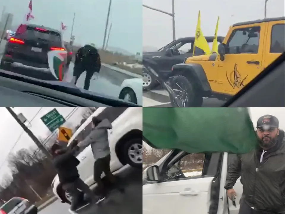  Pro-Khalistani elements in Canada attack Indian origin people at Tiranga Rally organized to support the Indo-Canadian relations