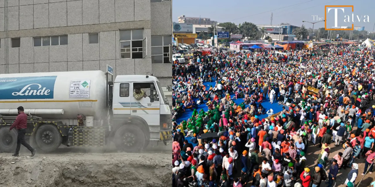 Delhi is starving for oxygen due to Farmer Protest: Oxygen Suppliers write to govt asking for ‘ending blockage of roads’