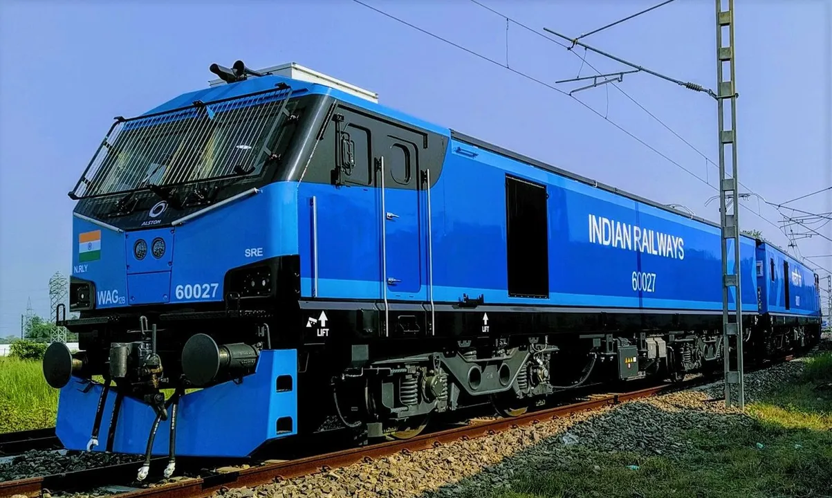  Indian Railways Inducts 100th 'Made In India' 12,000 HP Electric Locomotive On Network