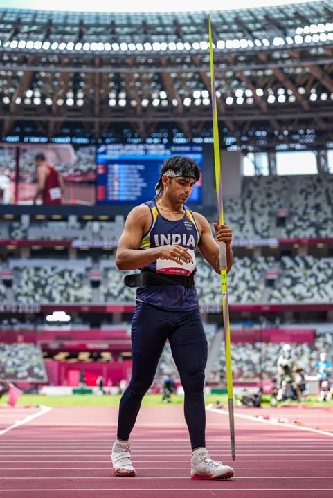  Neeraj Chopra brings home first Gold medal for India at Tokyo Olympics