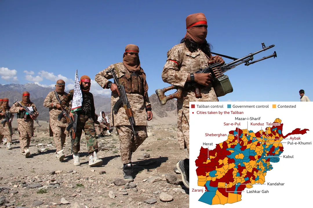  Taliban now controls over 75% of Afghanistan; moving forward towards the capital Kabul with Pakistan’s help