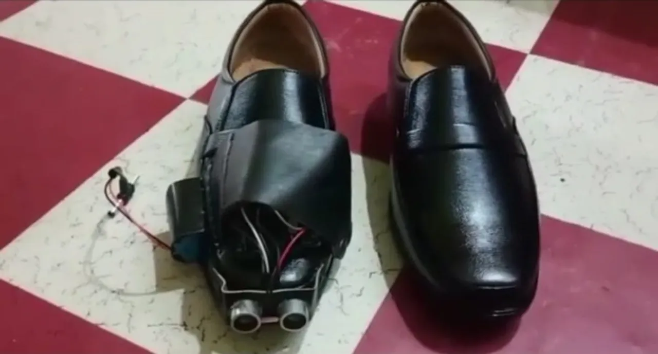  Teenager from Assam designs sensor-enabled shoes for visually impaired