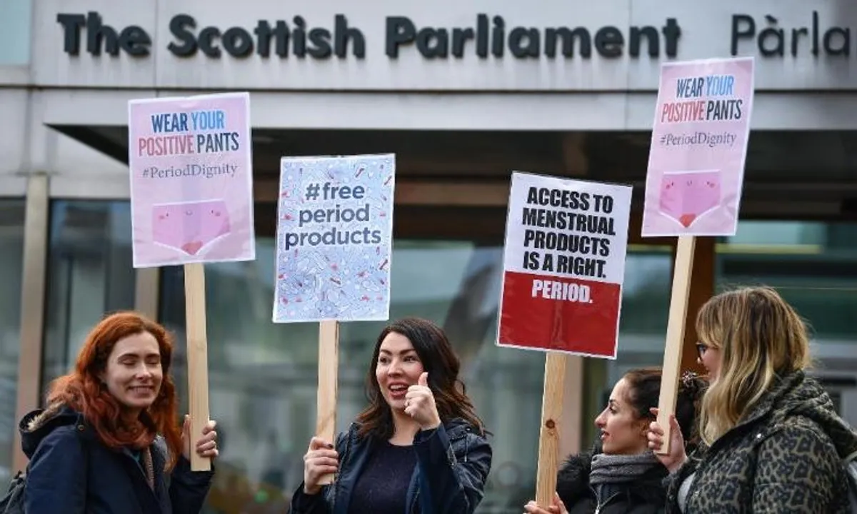  Period products to be free in Scotland, becomes first country to do so.