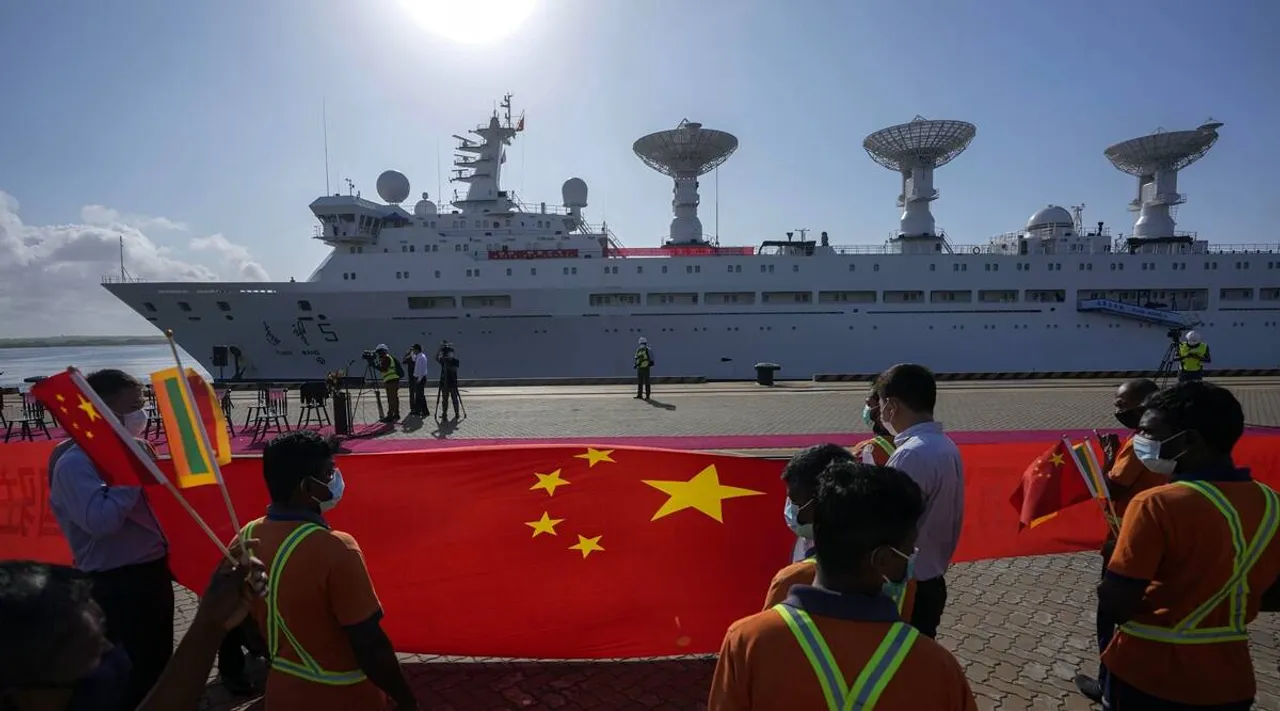  Chinese spy ship docks in Sri Lanka, its officials taunt ‘This is life’