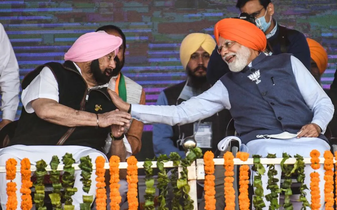  Former Punjab CM Captain Amarinder Singh joins BJP and merges his new party
