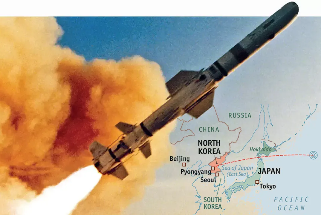  North Korea fires missile over Japan, civilians rushed to shelters while US & South Korea fire back