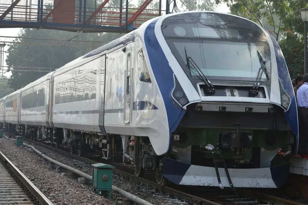  Vande Bharat express crashes into cattle 2nd time in two days, front part damaged again
