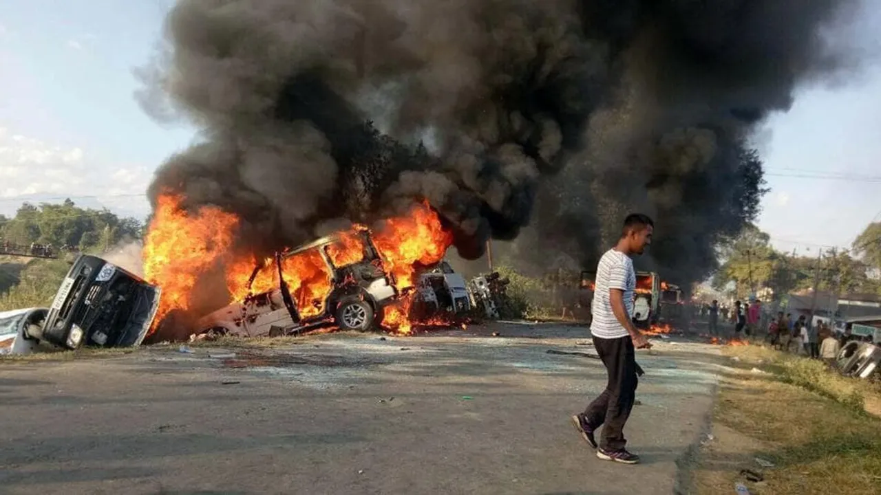  Persistent ethnic violence plagues Manipur as ministers become targets