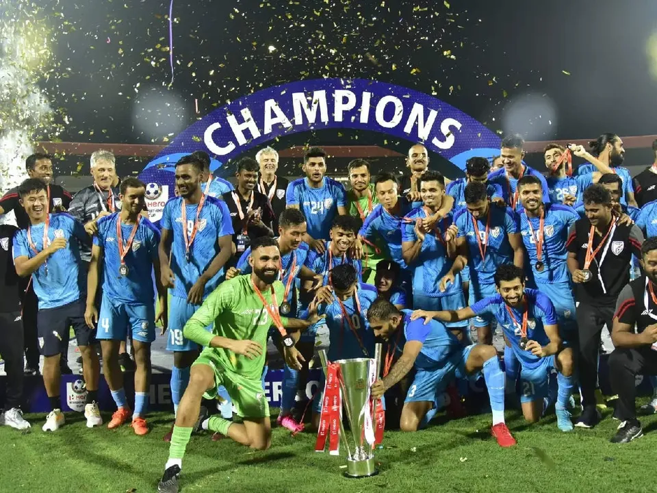  India beats Lebanon to win the Intercontinental Cup