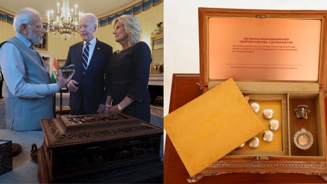  PM Modi's special gifts for Joe and Jill Biden: 7.5-carat diamond, sandalwood box, etc