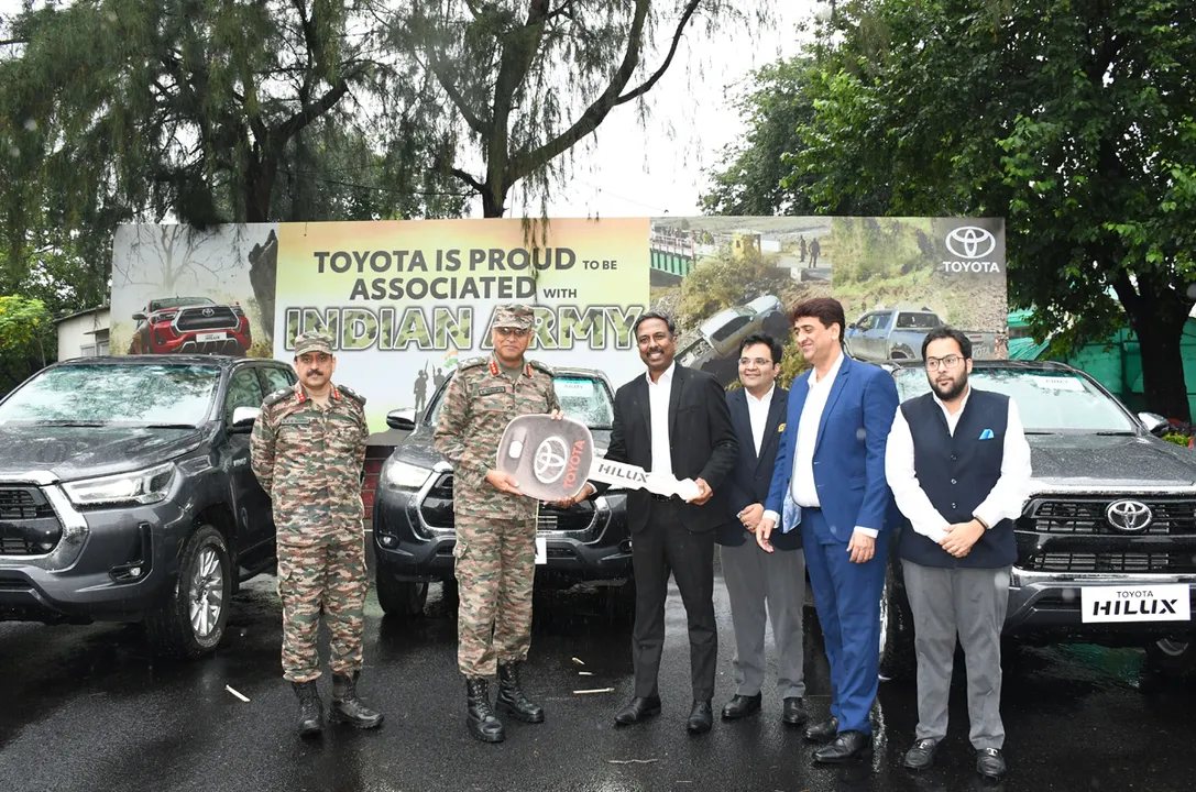  Indian Army introduces a new capable 4x4 Toyota SUV in fleet