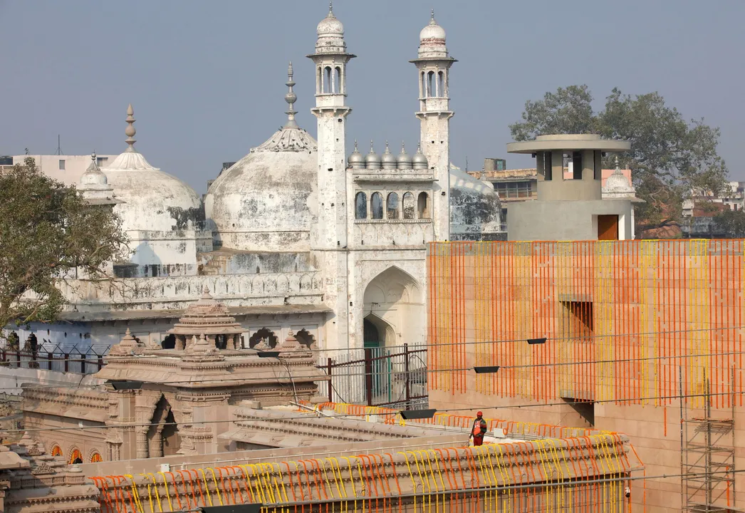  ASI begins Gyanvapi mosque survey amid tight security; 40 people present inside Varanasi complex
