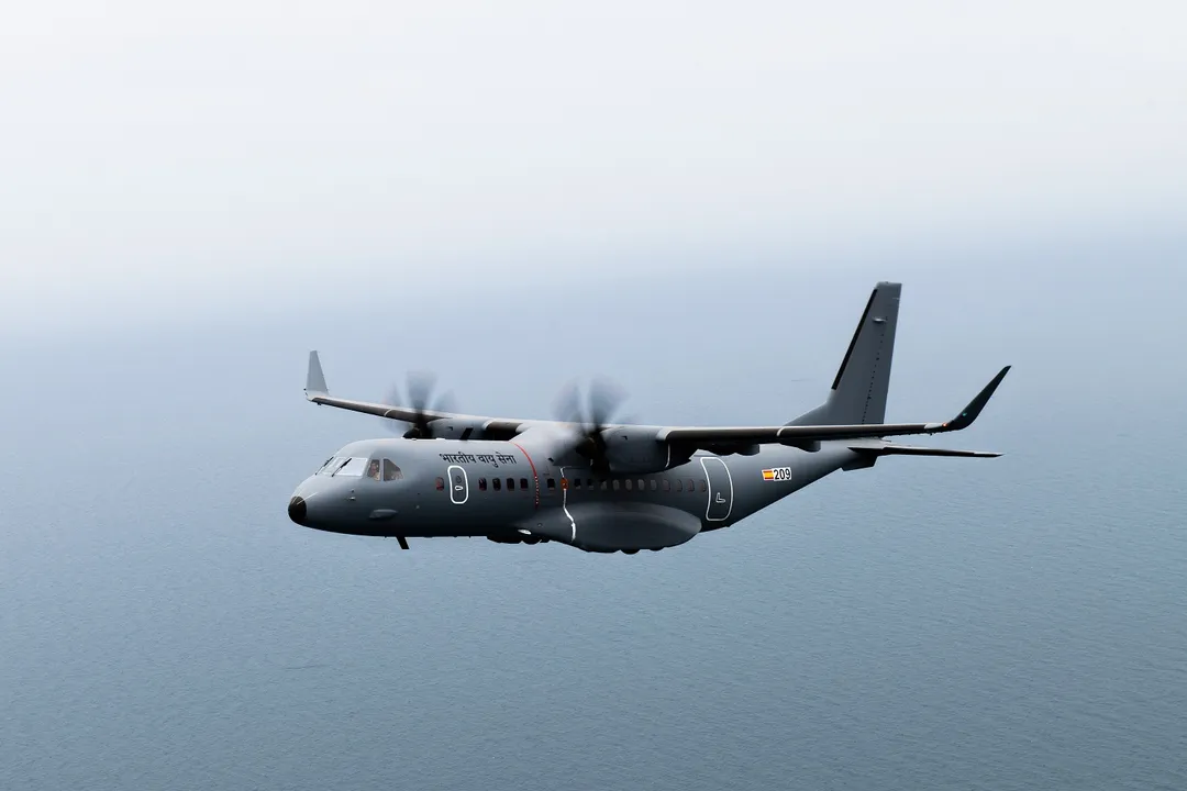  Airbus unveils new pictures of the IAF-C295 ahead of its delivery in September