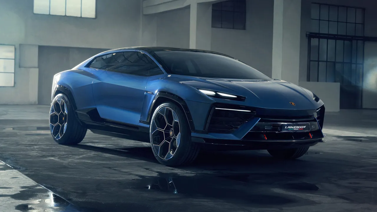  Lamborghini unveils its most powerful car and brand's first EV 'Lanzador'
