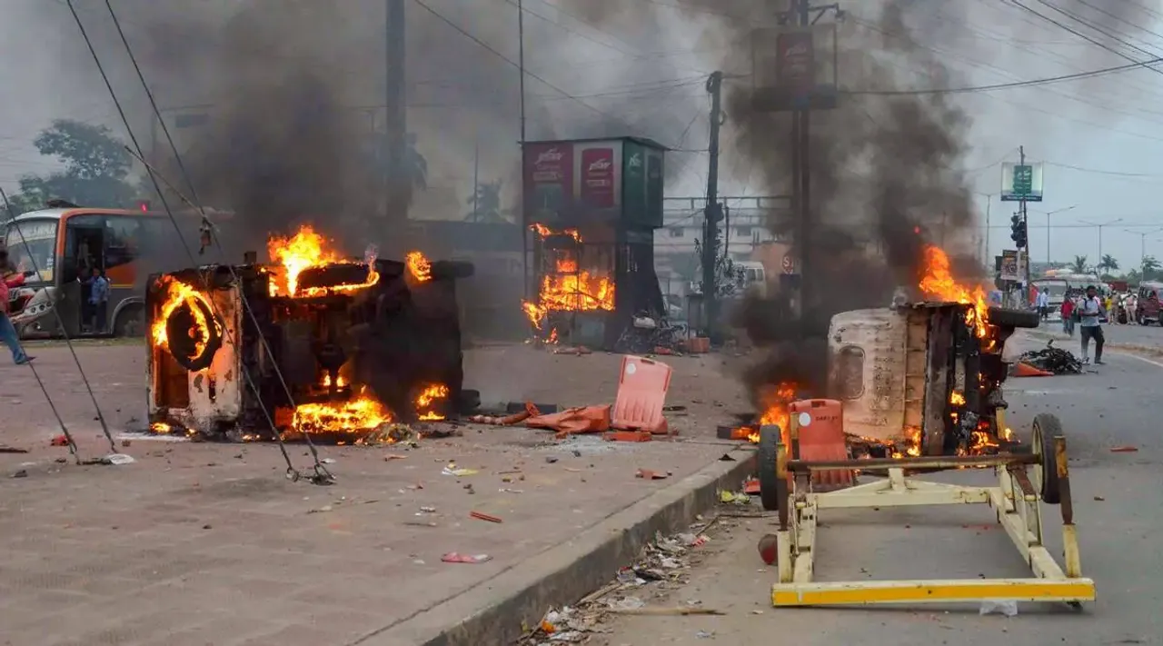  Section 144 and paramilitary deployed imposed as  violence erupts in Haryana