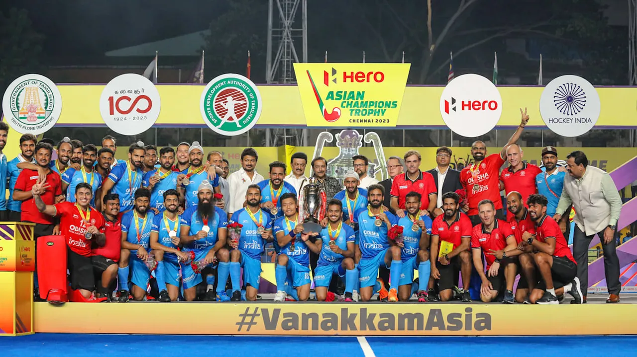  Indian Hockey team wins record fourth Asian Champions Trophy after beating Malaysia 4-3 in final