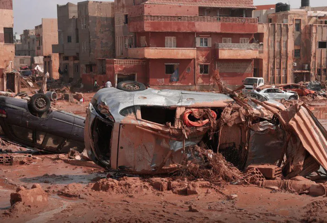  Floods in Libya destroy a fourth of the city, leaving thousands dead
