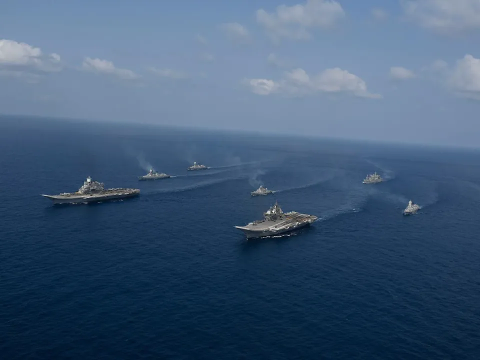  Top navy officers will review the state of maritime security at a 3-day Delhi conclave