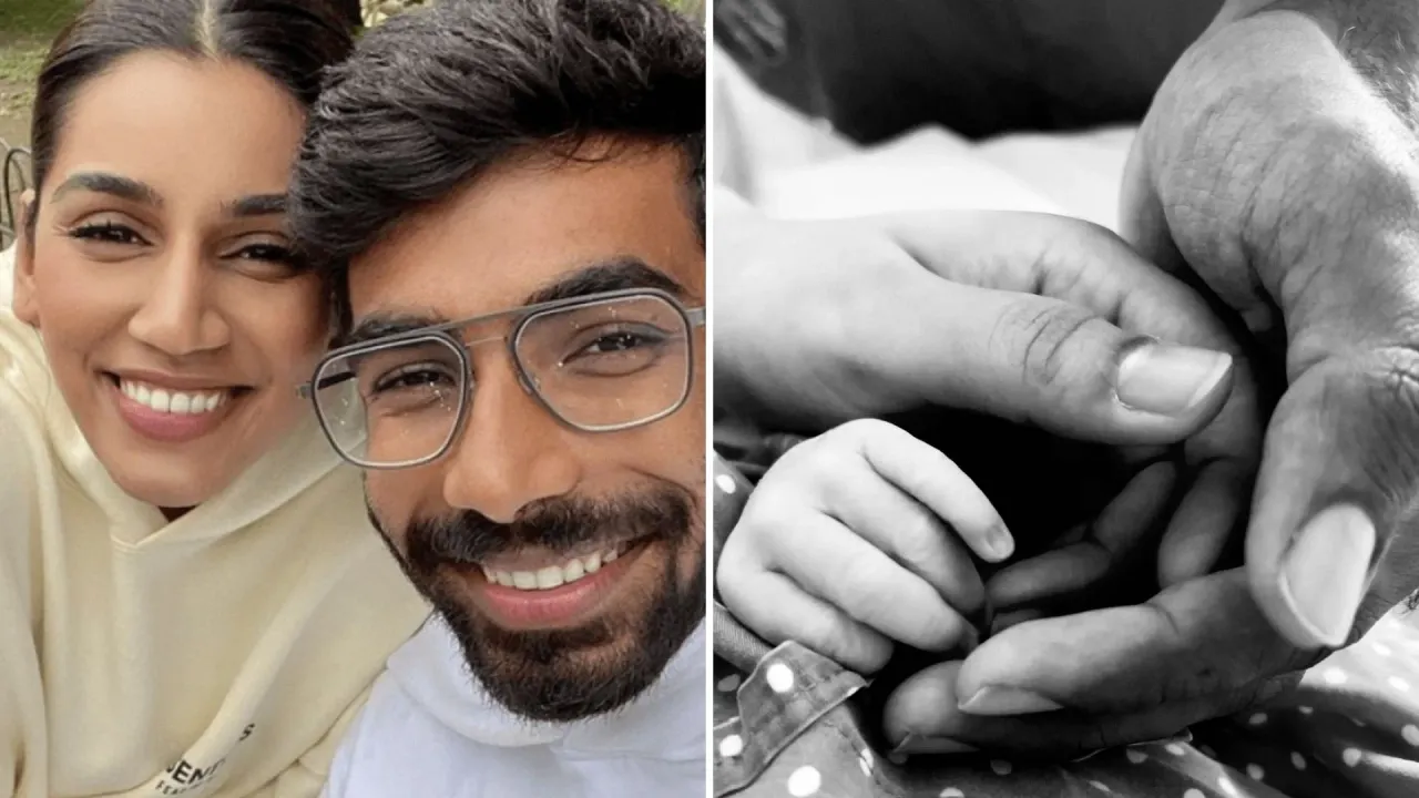  Jasprit Bumrah and wife welcome a baby boy; name him Angad