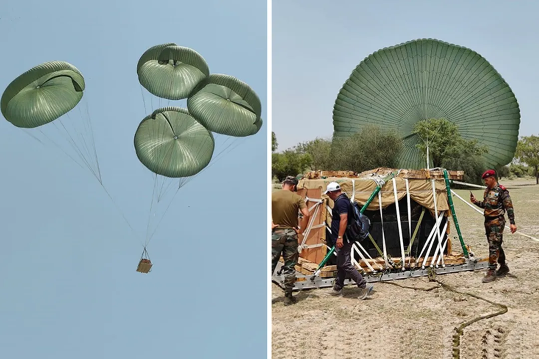  Indian Air Force successfully tests ‘Type V Heavy Drop System’ from cargo aircraft