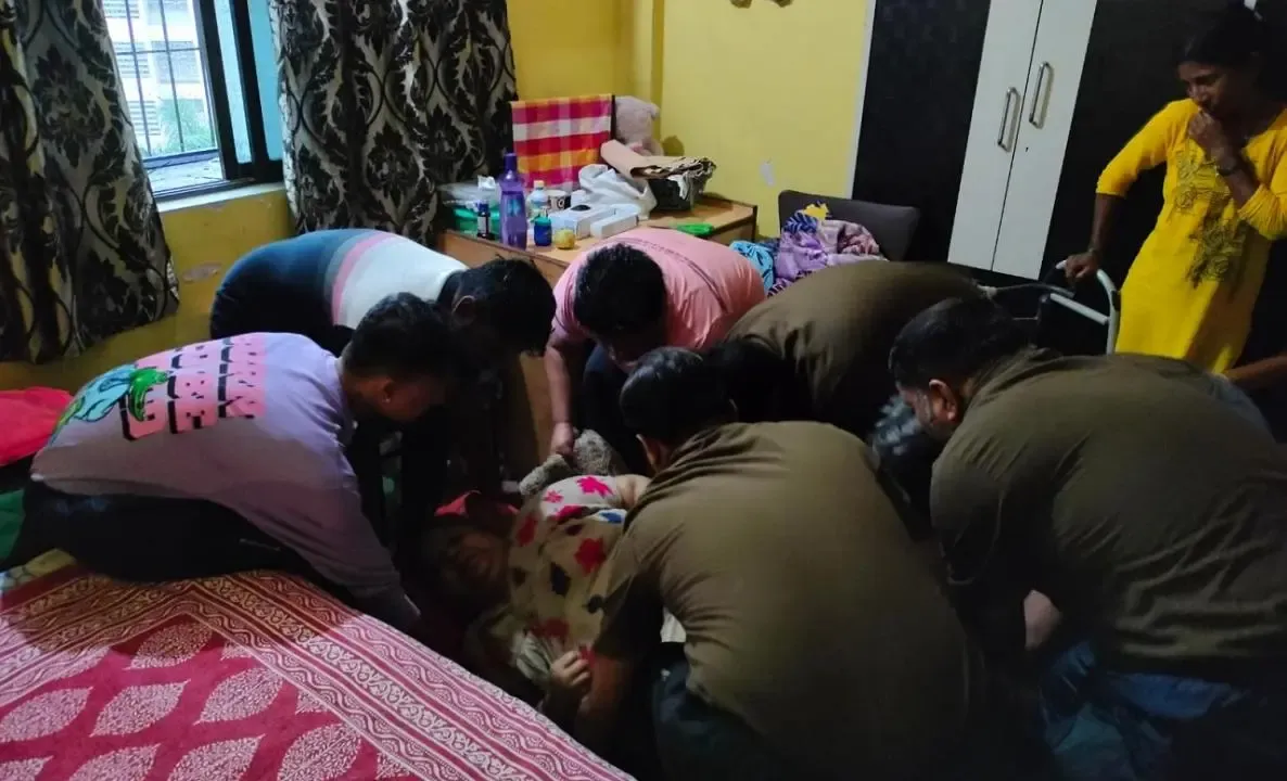  Regional Disaster Management Cell rescues 160 kg Thane woman