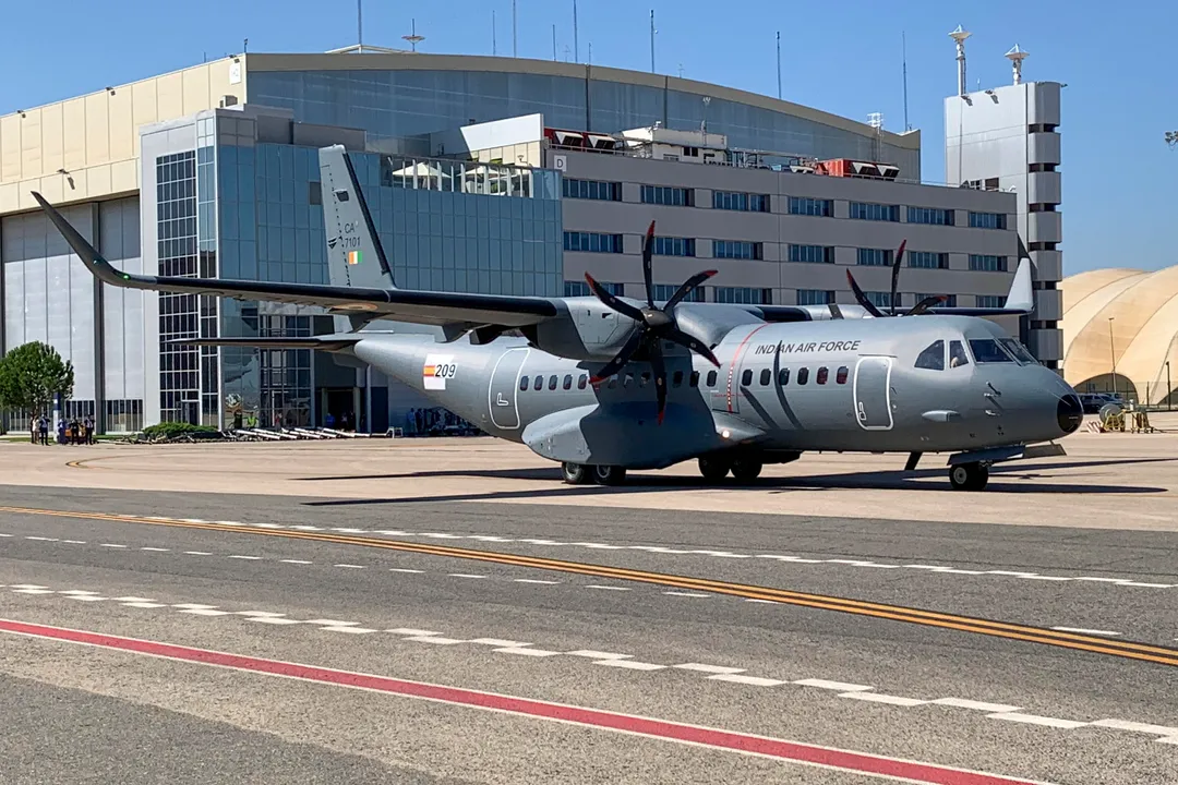 Indian Air Force officially inducts first C-295 transport aircraft