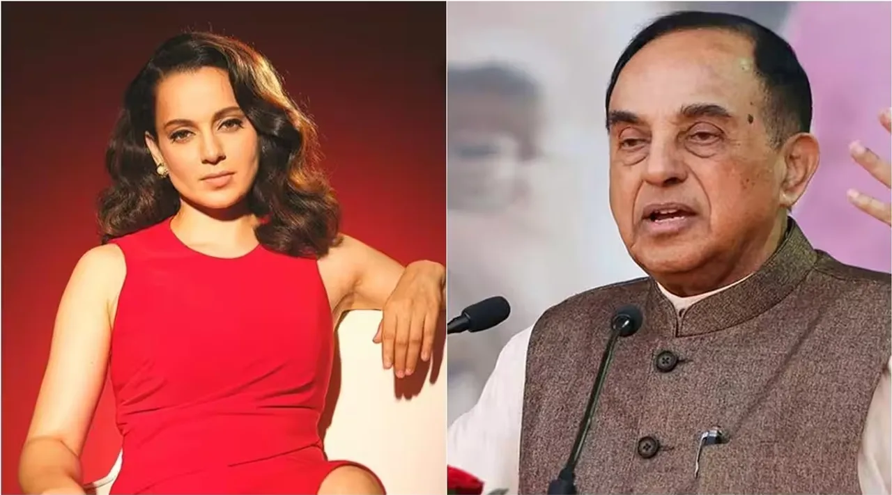  BJP ex-Swamy slams Kangana for being first woman in Delhi to perform Lanka Dahan; actress calls him "pervert"