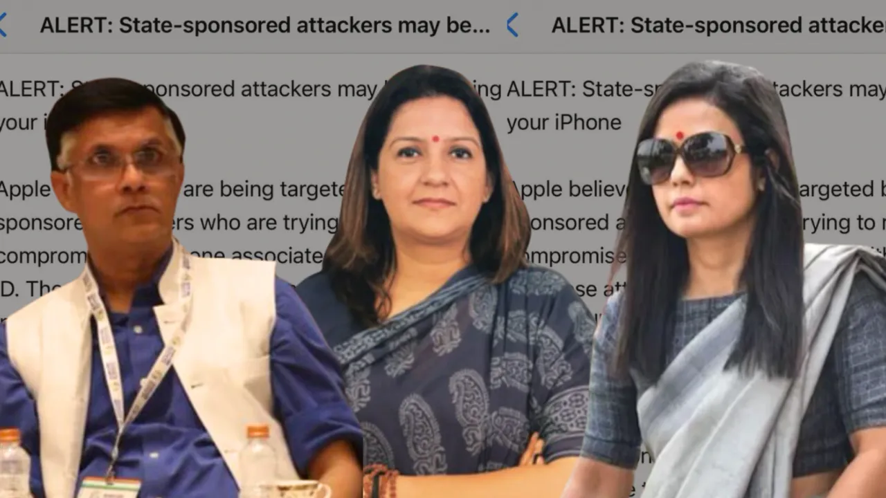  Apple 'state-sponsored attack' warnings received by Opposition leaders ignite govt snooping controversy