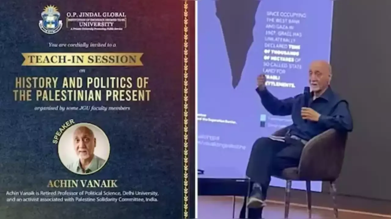  OP Jindal University under fire for professor's praise of Hamas and anti-Hindu comments