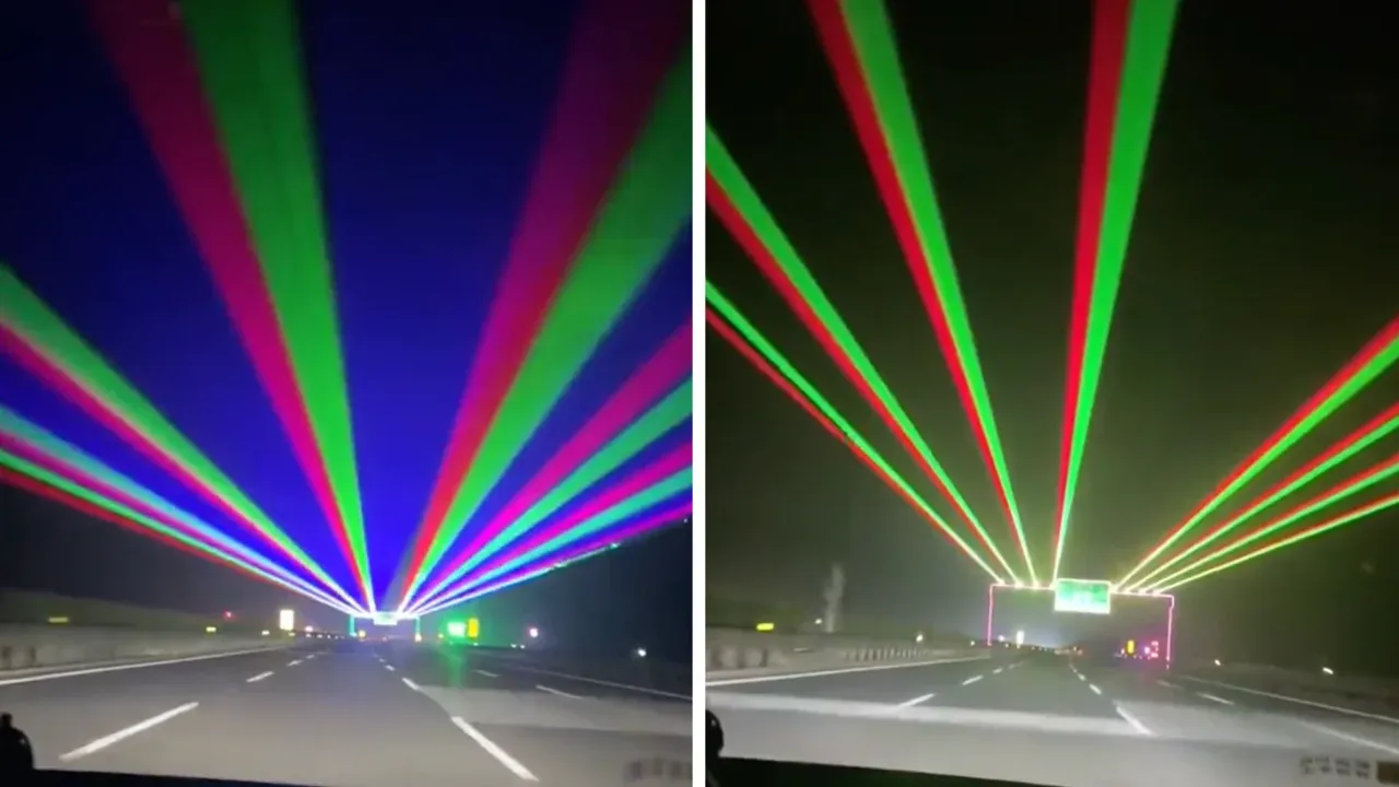 China's highways are using lasers to prevent drivers from dozing off
