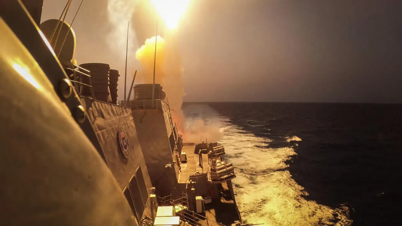  US warship shoots down drones launched from Houthi-held Yemen in the Red Sea