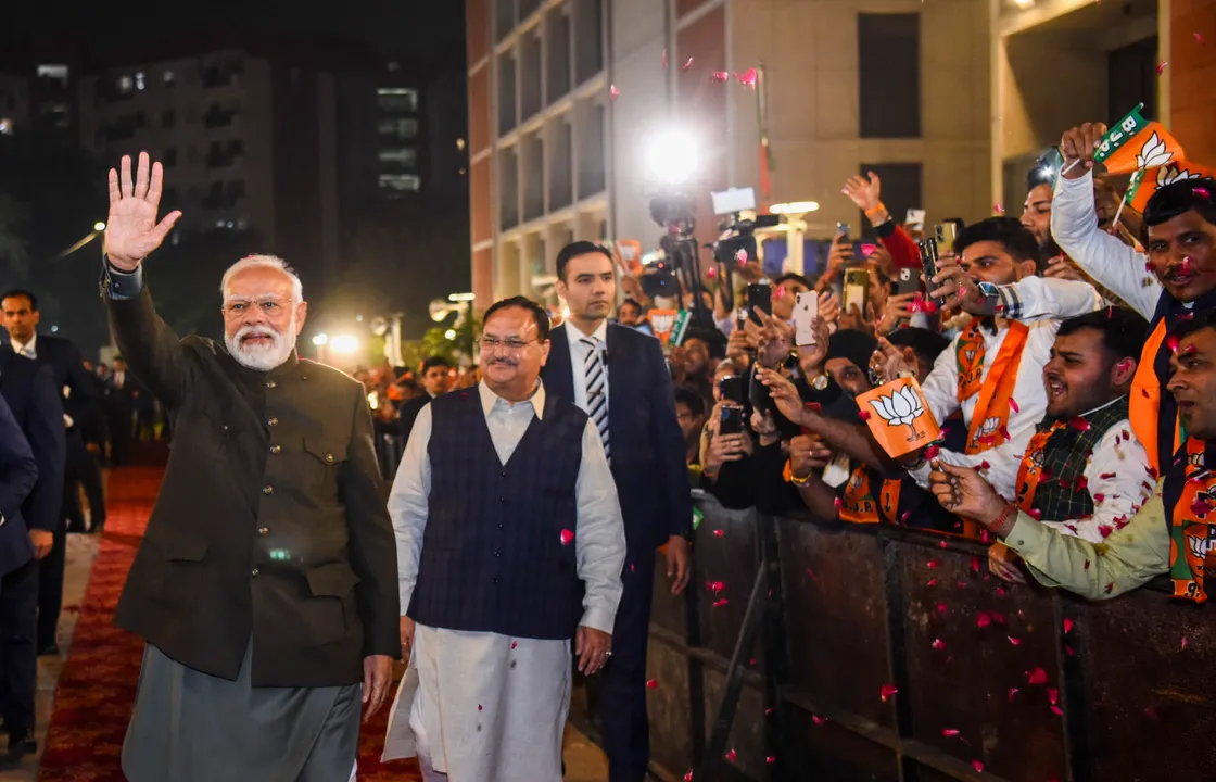  PM Modi says hat-trick in state elections guarantees hat-trick in 2024