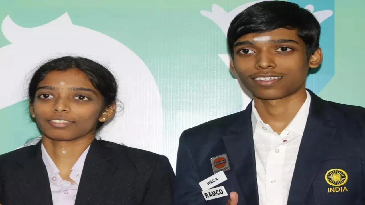  Praggnanandhaa and his sister Vaishali become history's first Grandmaster siblings