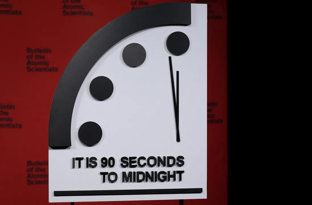  'Doomsday Clock' is ticking down to threats of nuclear war, AI and climate disasters