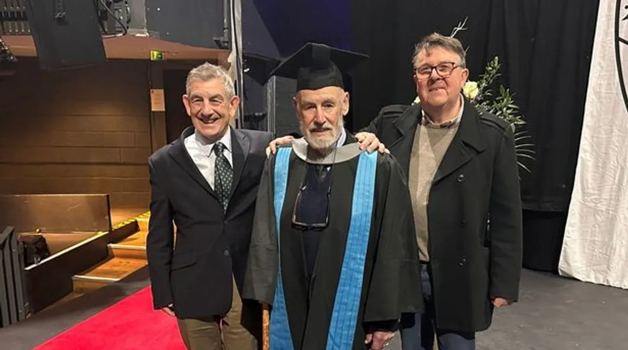  95-year-old UK man earns a degree to keep himself active following the loss of his wife