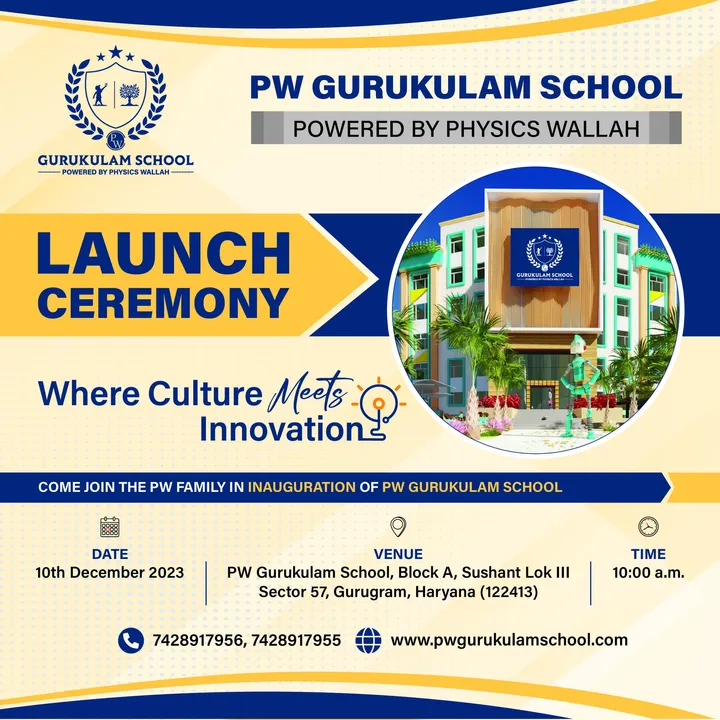  Physics Wallah Launches PW Gurukulam School to Provide Elementary Education