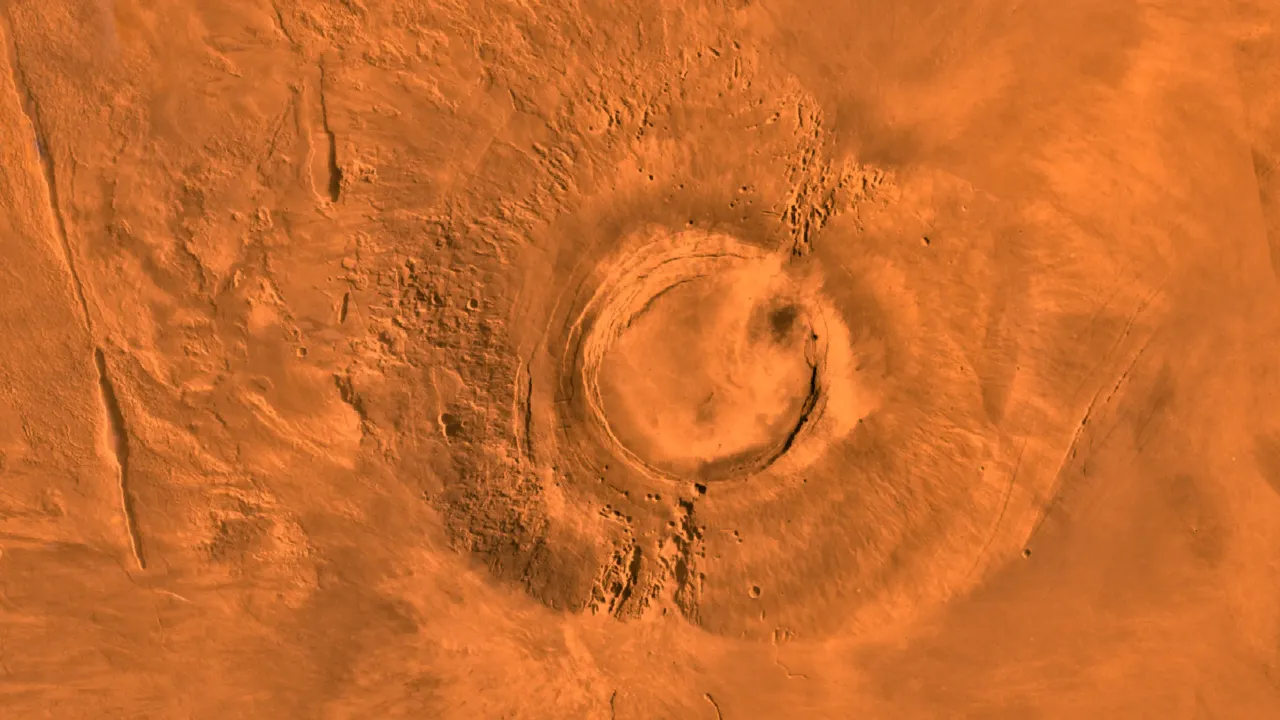  Mars region unveils ancient volcanic landscape, potentially impacts search for extraterrestrial life