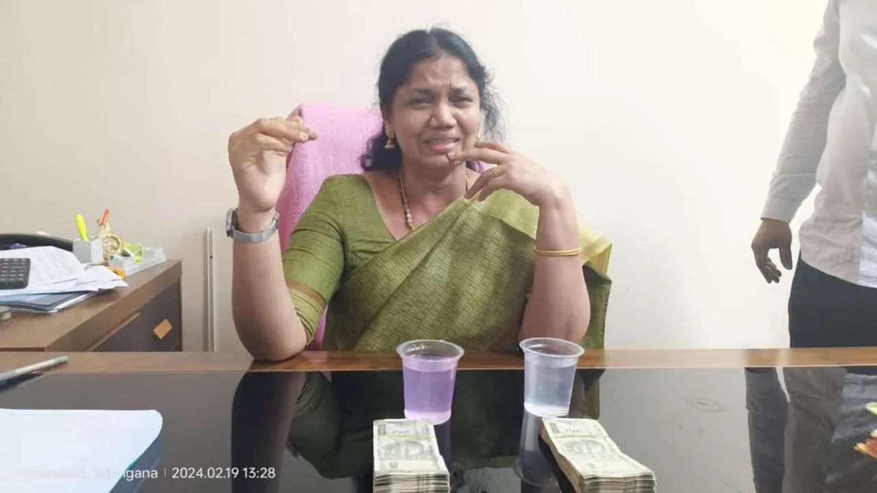  Telangana official caught crying on camera after Rs. 84000 bribe scandal