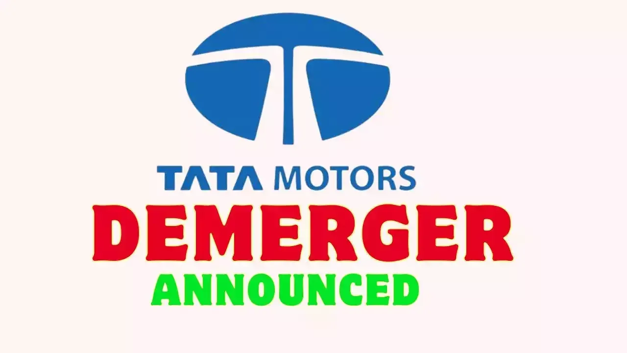  Tata Motors announces demerger into two listed companies