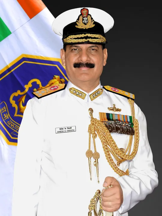  Admiral Dinesh Kumar Tripathi, new Navy chief of India