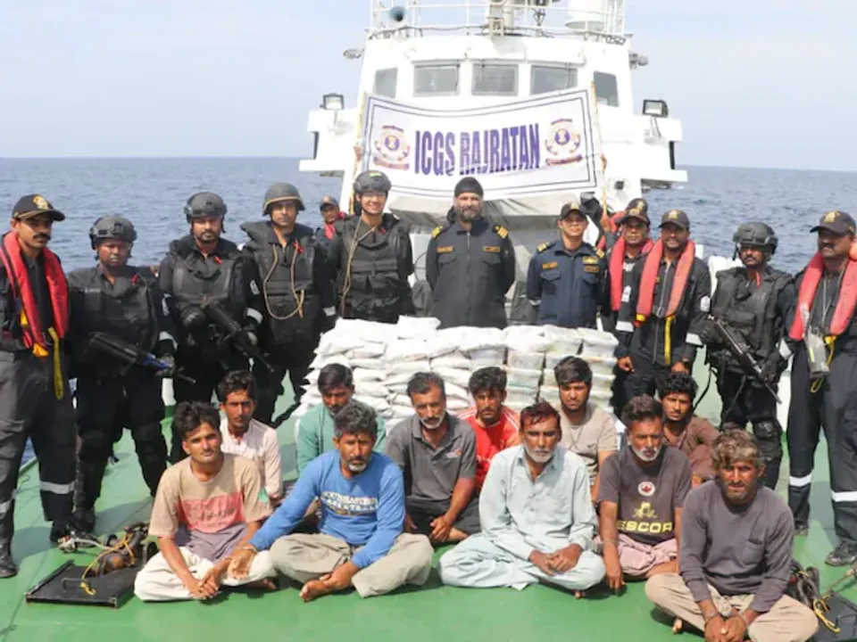  Largest drug seizure worth Rs. 600 crores made from Pakistani boat on way to Sri Lanka