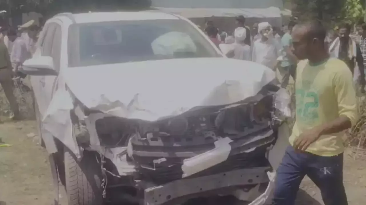  Two killed in car accident involving Brij Bhushan Singh son convoy