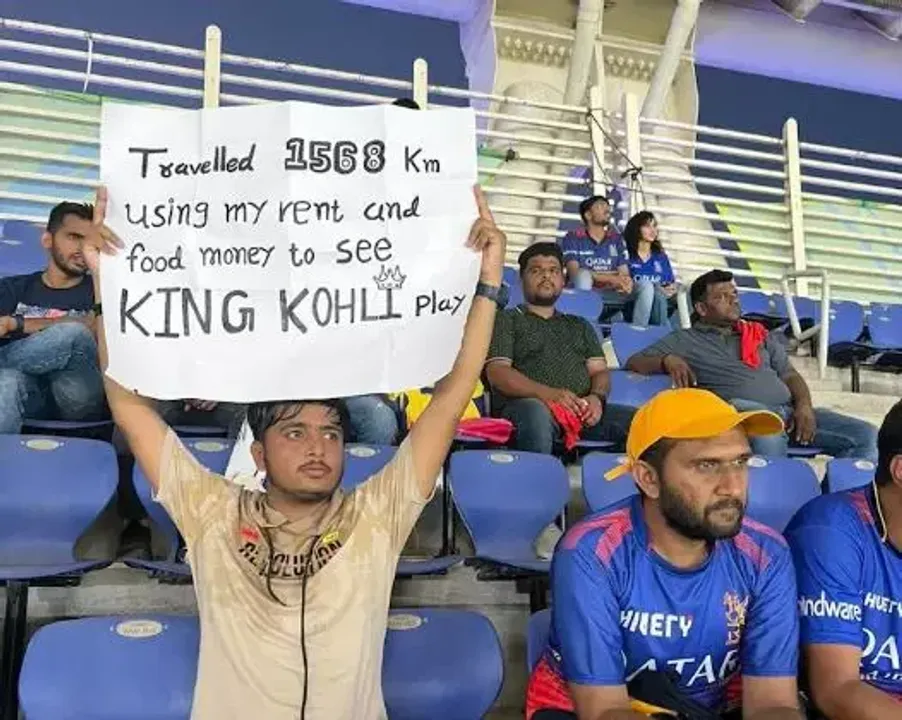  Swiggy gifts 1 month free food to a Virat Kohli fan who travelled 1568 km for IPL 2024 eliminator match